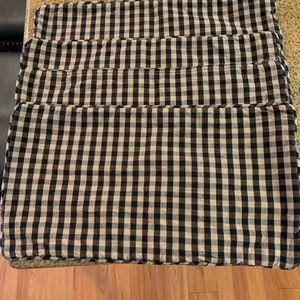 Ballard Designs 12x20 Cushion covers. Buffalo check. Set of 4.